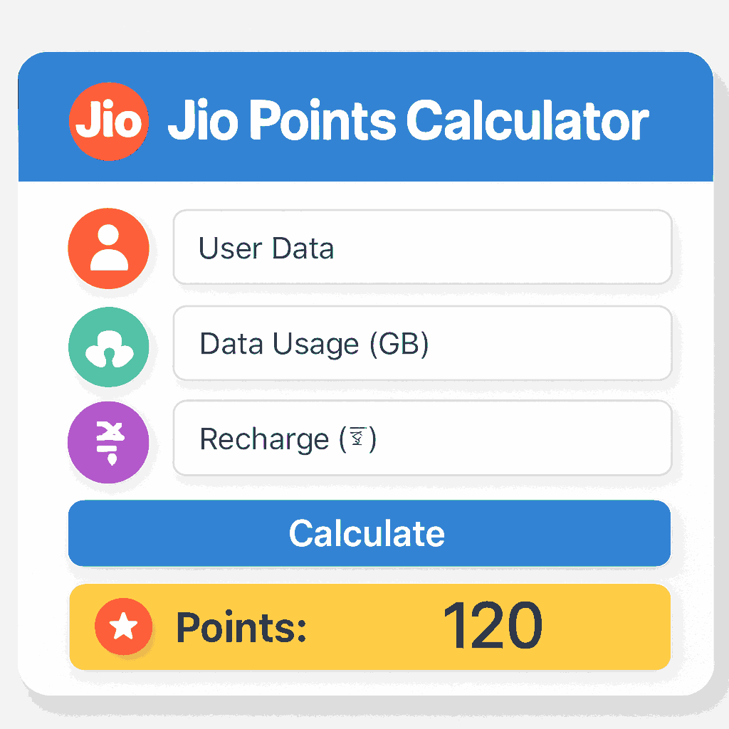 Jio point Calculator